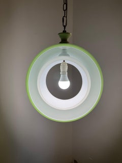 Space age "Eclipse" Chandelier by Carlo Nason for Mazzega, Murano Circa 1970