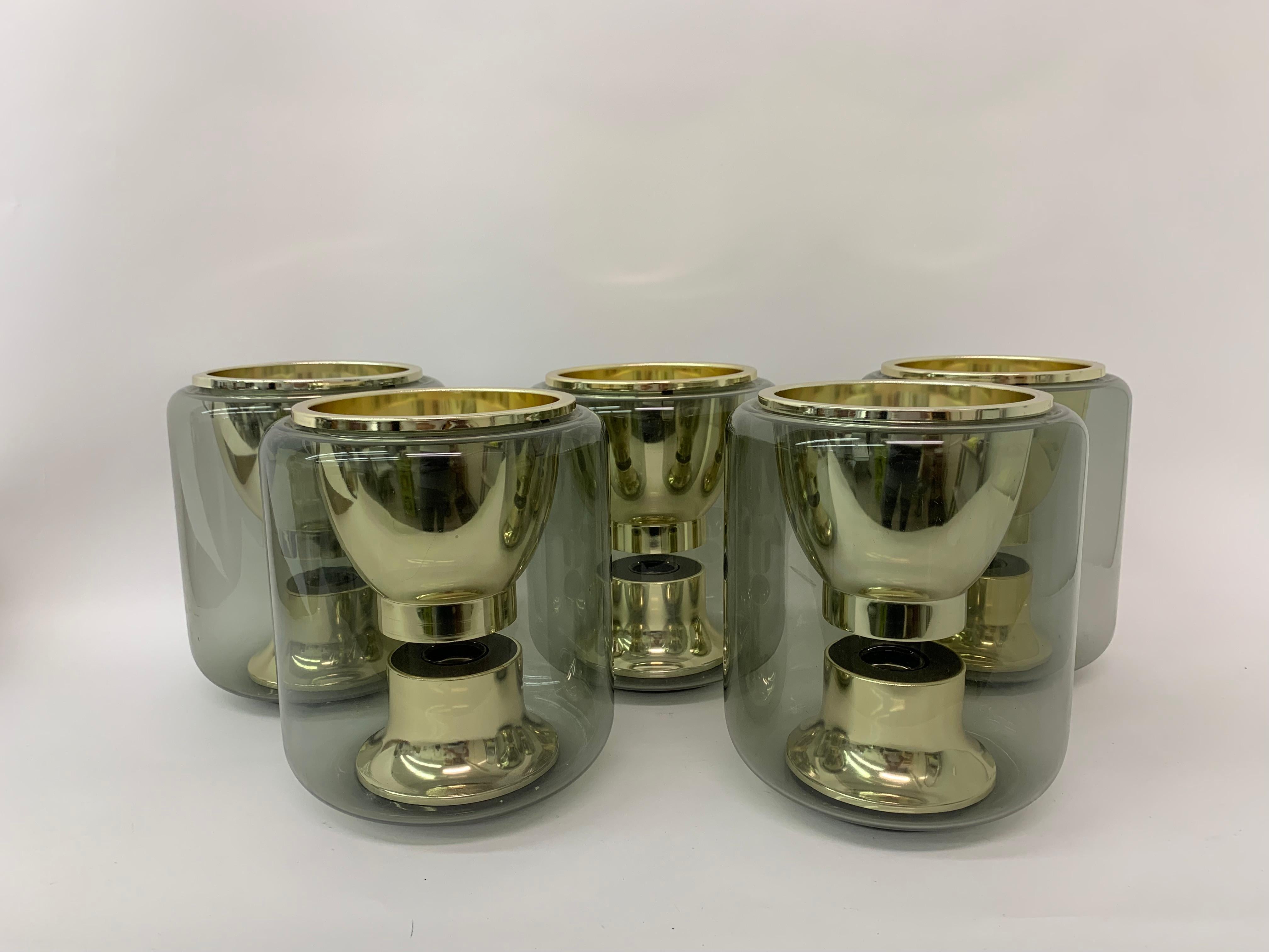 Space Age Erco Ceiling Lamp, 1970s In Good Condition For Sale In Delft, NL