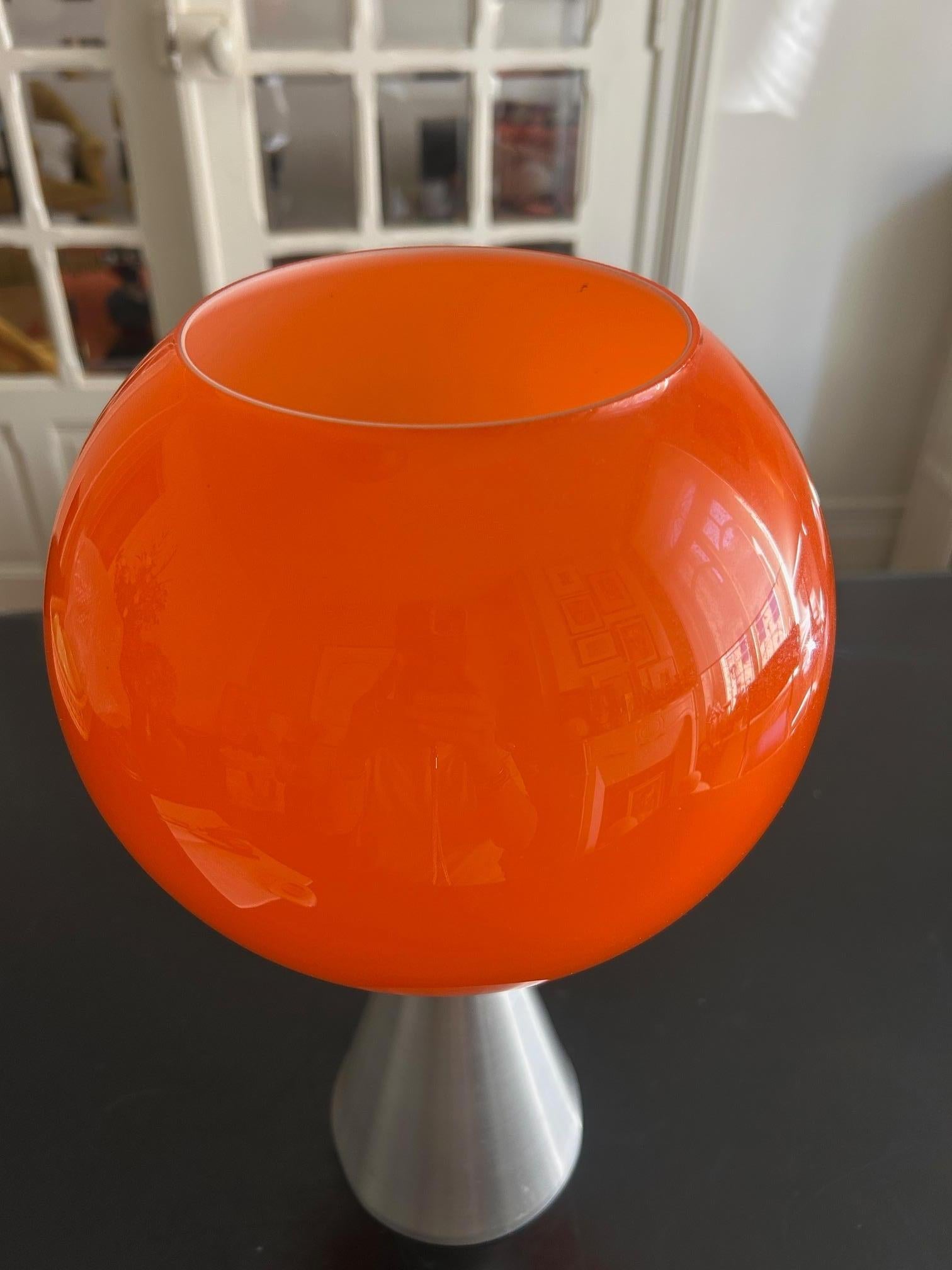 Spazzolato Lampada da tavolo Erco Space AGE in vendita
