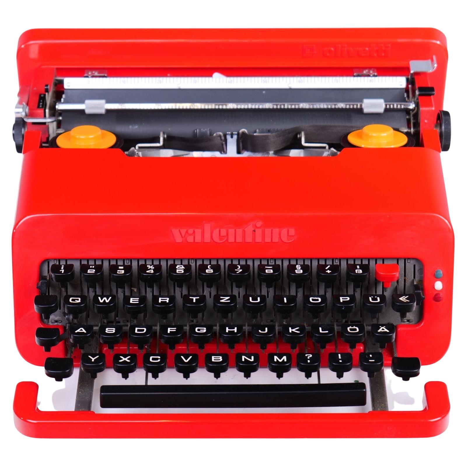Space Age Ettore Sottsass Typewriter Olivetti Valentine