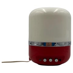 Used  Space Age Europhon Radio Lamp in Red by Adriano Rampoldi, 1970s