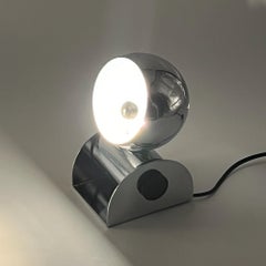 Space Age Eyeball-Lampe aus Chrommetall von Tronconi, 1970er Jahre