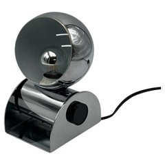 Retro Space Age Eyeball Lamp in Chrome Metal by Tronconi, 1970s