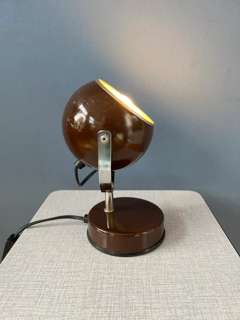 Space Age Eyeball Tischlampe, 1970er Jahre im Zustand „Gut“ im Angebot in ROTTERDAM, ZH