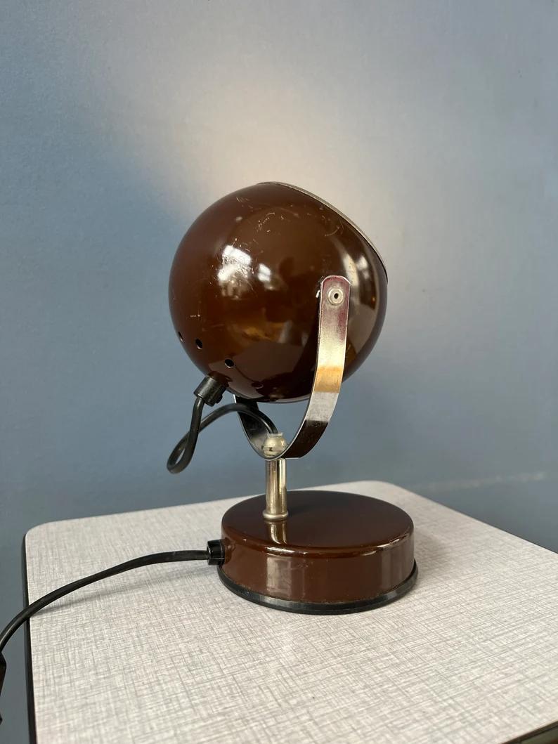 Space Age Eyeball Tischlampe, 1970er Jahre (20. Jahrhundert) im Angebot