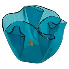Space Age 'Fazzoletto' Vase by Luigi Massoni for Guzzini - MCM 70s Masterpiece