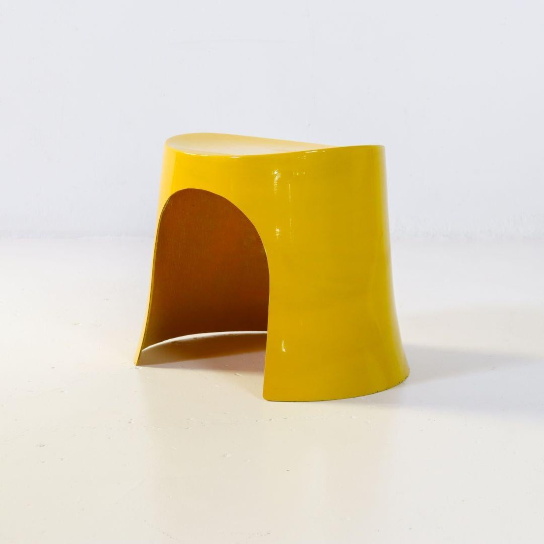 Nanna Ditzel is one of the greatest Danish female designers of all time. She designed this stool for OD Møbler in 1969. Due to production costs and the oil crisis in 1973, production declined significantly. That makes this Space Age stool very rare