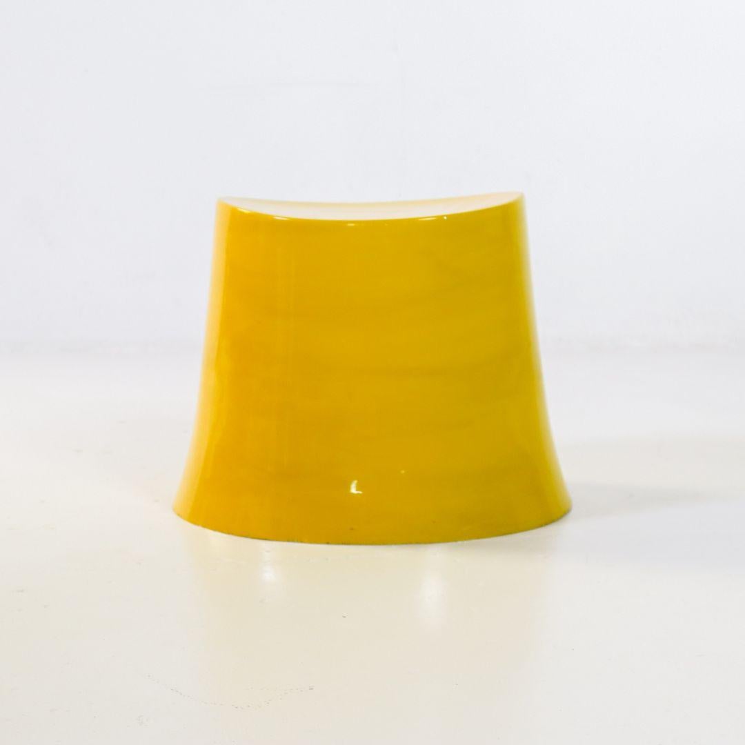 Space Age Fiberglass Stool by Nanna Ditzel for O.D. Møbler In Good Condition For Sale In BAARLO, LI