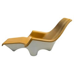 Fauteuil de salon Fibrella de l'ère spatiale par Le Barron.. version rare ARM