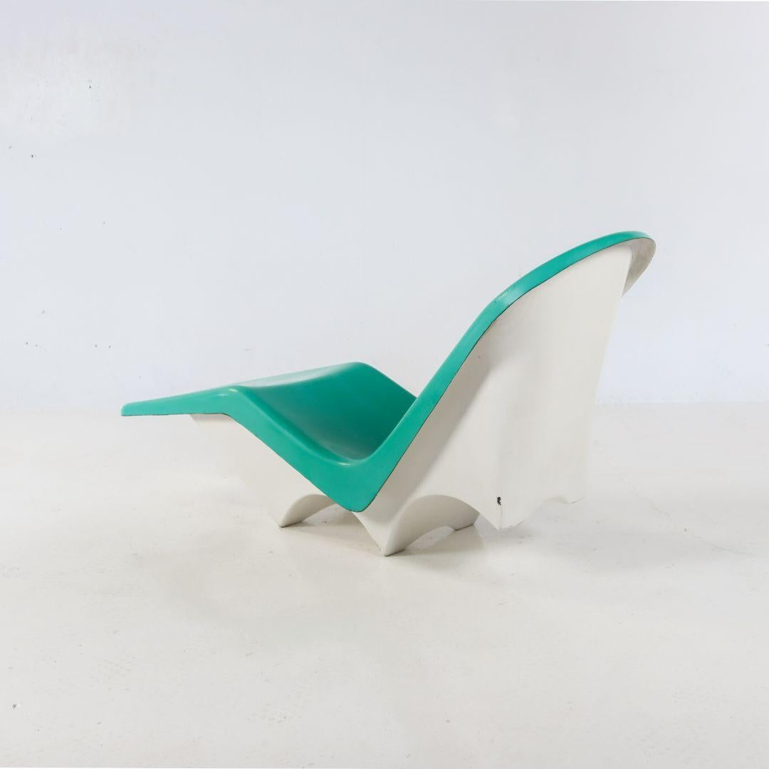 Space Age Fibrella Lounge Chair Le Barron In Good Condition For Sale In BAARLO, LI