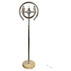 Space-Age Floor Lamp att. to Gaetano Sciolari, Italy, 1970s