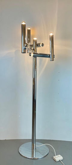 Space-Age Floor Lamp att. to Goffredo Reggiani, Italy, 1970s