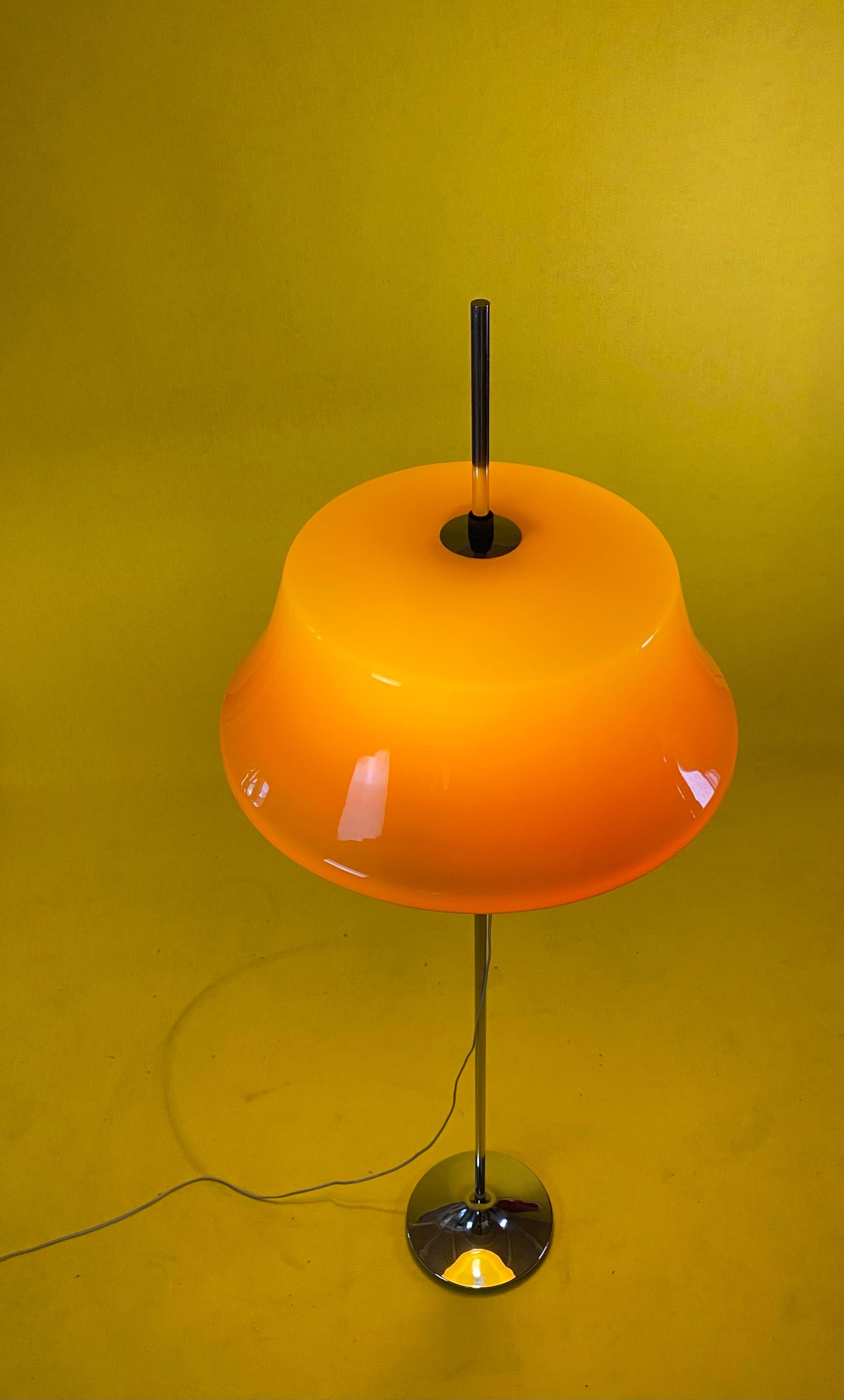 Late 20th Century Space Age Floor Lamp by Frank Bentler for WILA, Germany, 1970s For Sale