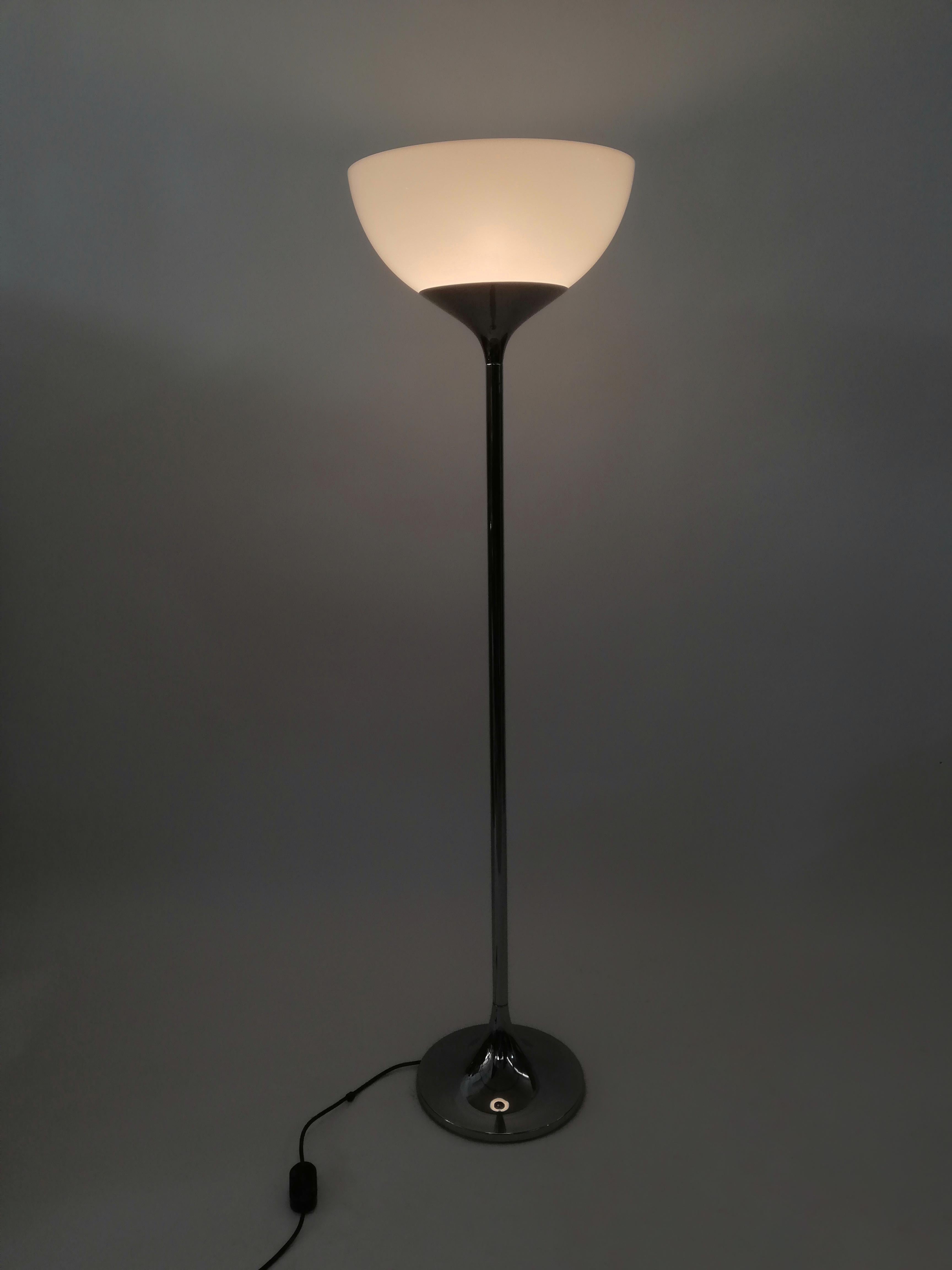 A Space Age floor lamp designed by Franco Bresciani and produced by 