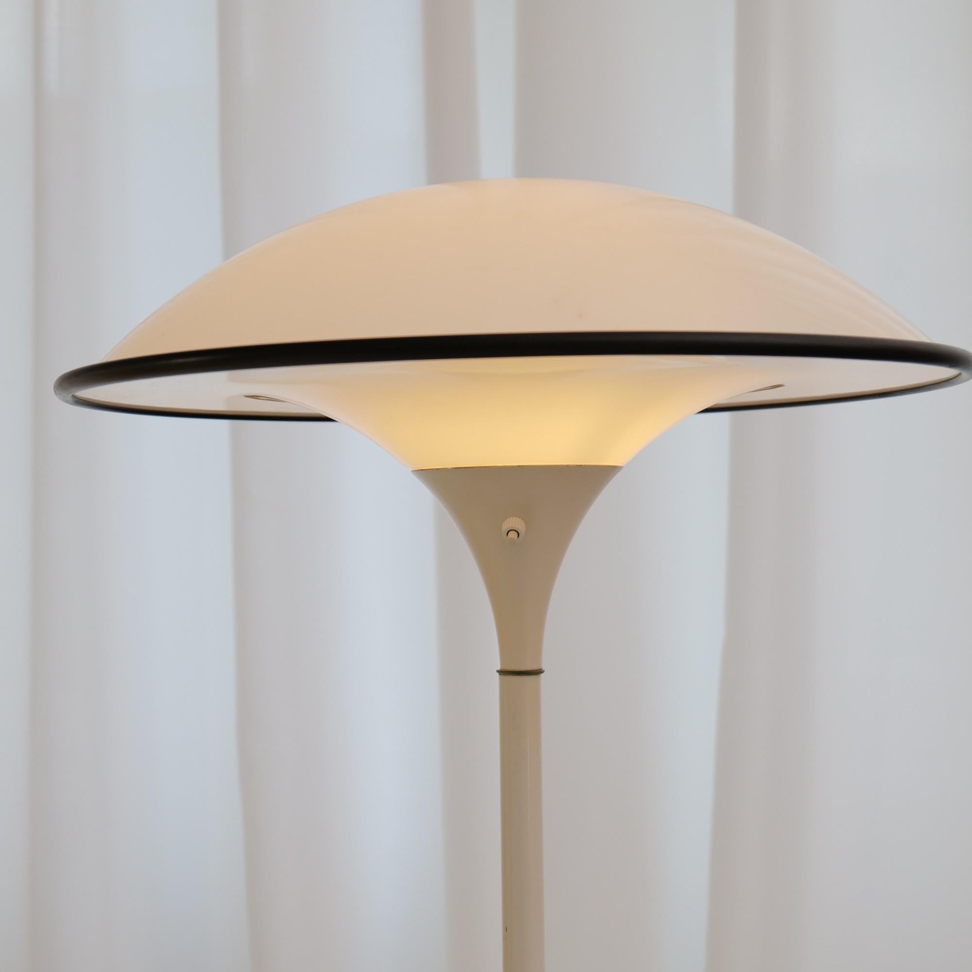 Late 20th Century Space Age Floor Lamp by Preben Jacobsen for Fog & Morup, 1980s For Sale