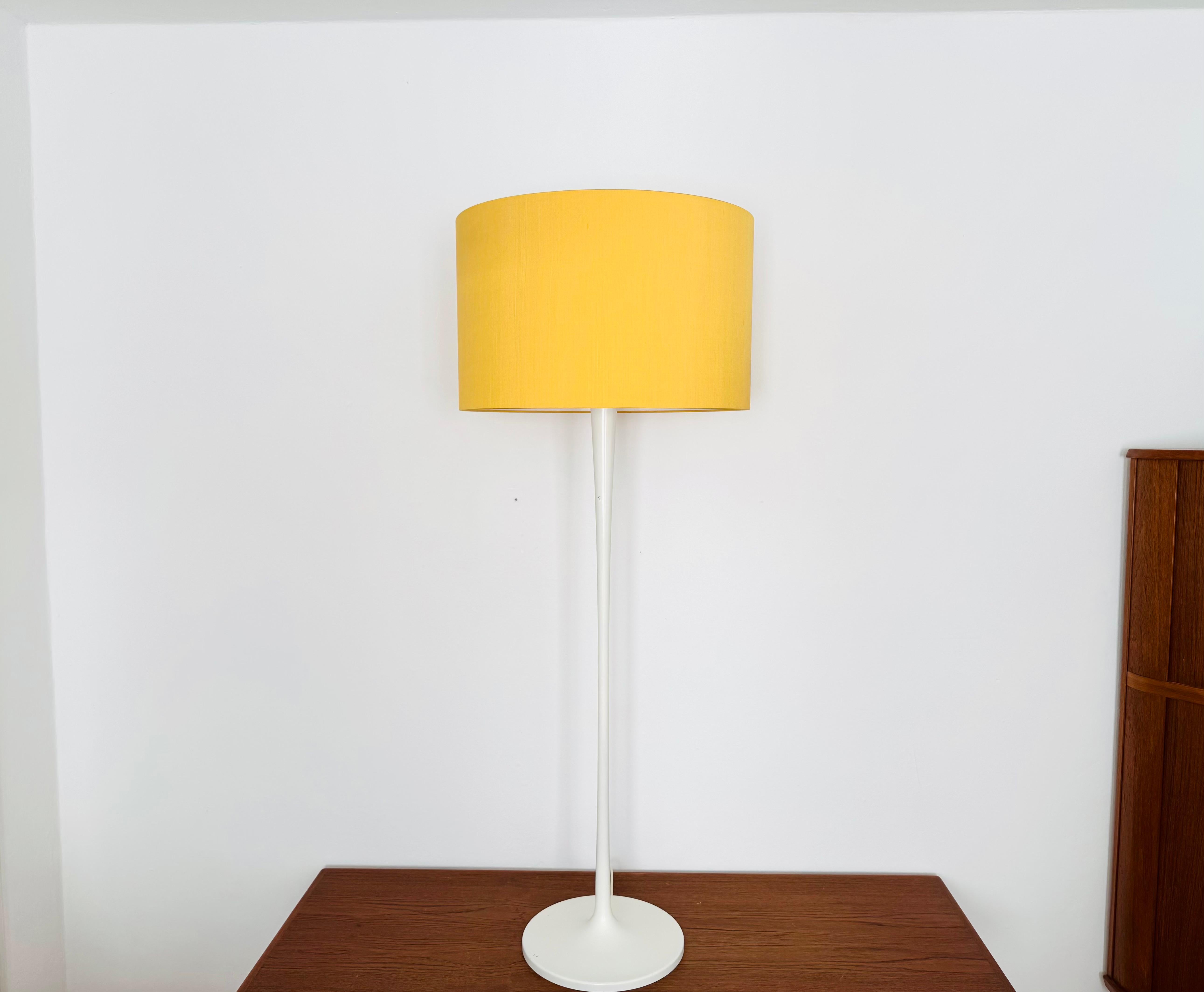 Fantastic floor lamp from the 1970s.
The Staff brand is known for its high-quality craftsmanship and perfectionist design.
The design creates a spectacular light.

Manufacturer: Staff

The pictures are part of the description.

I'm happy to help