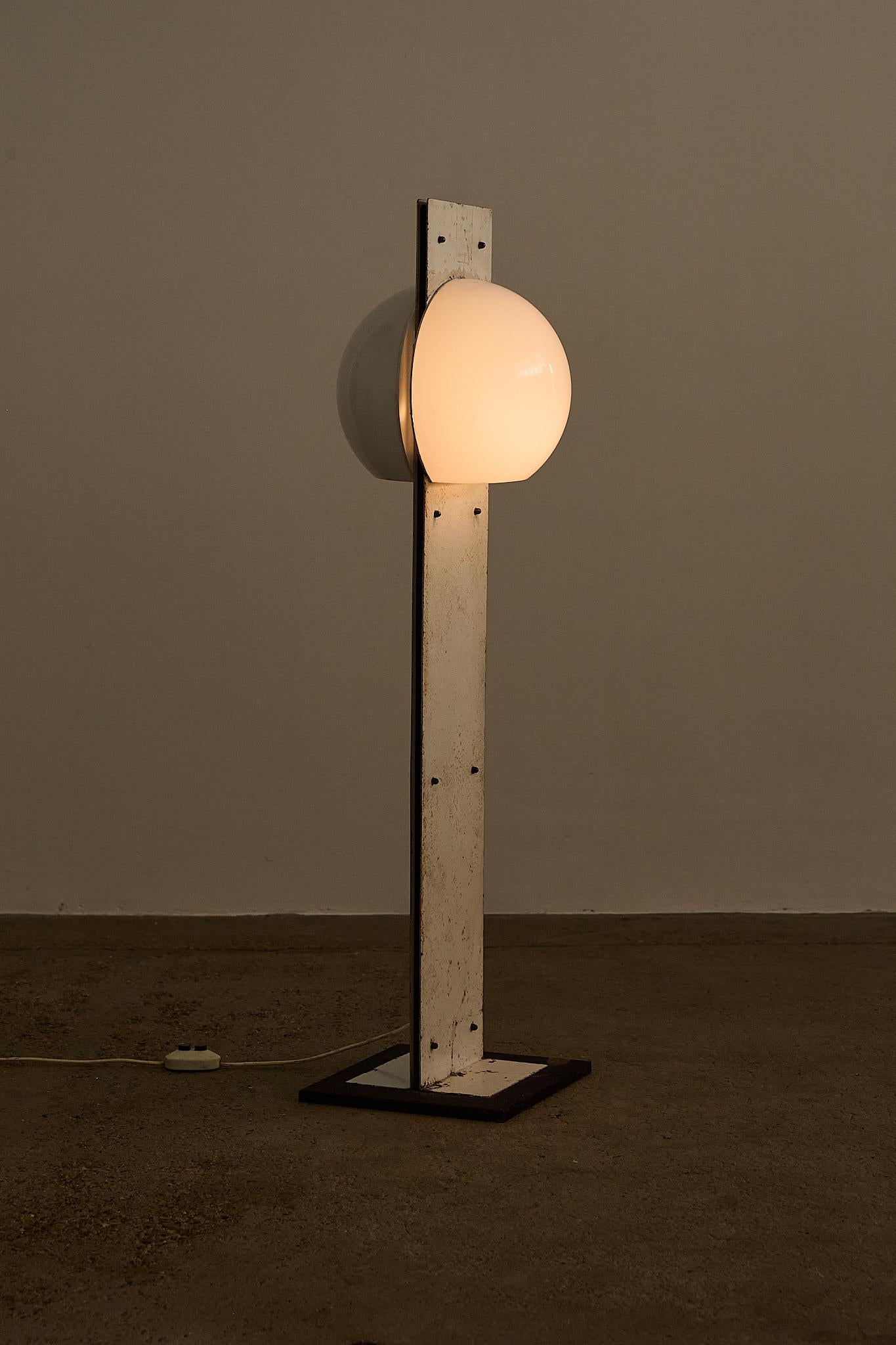 Metal Space Age Floor Lamp For Sale