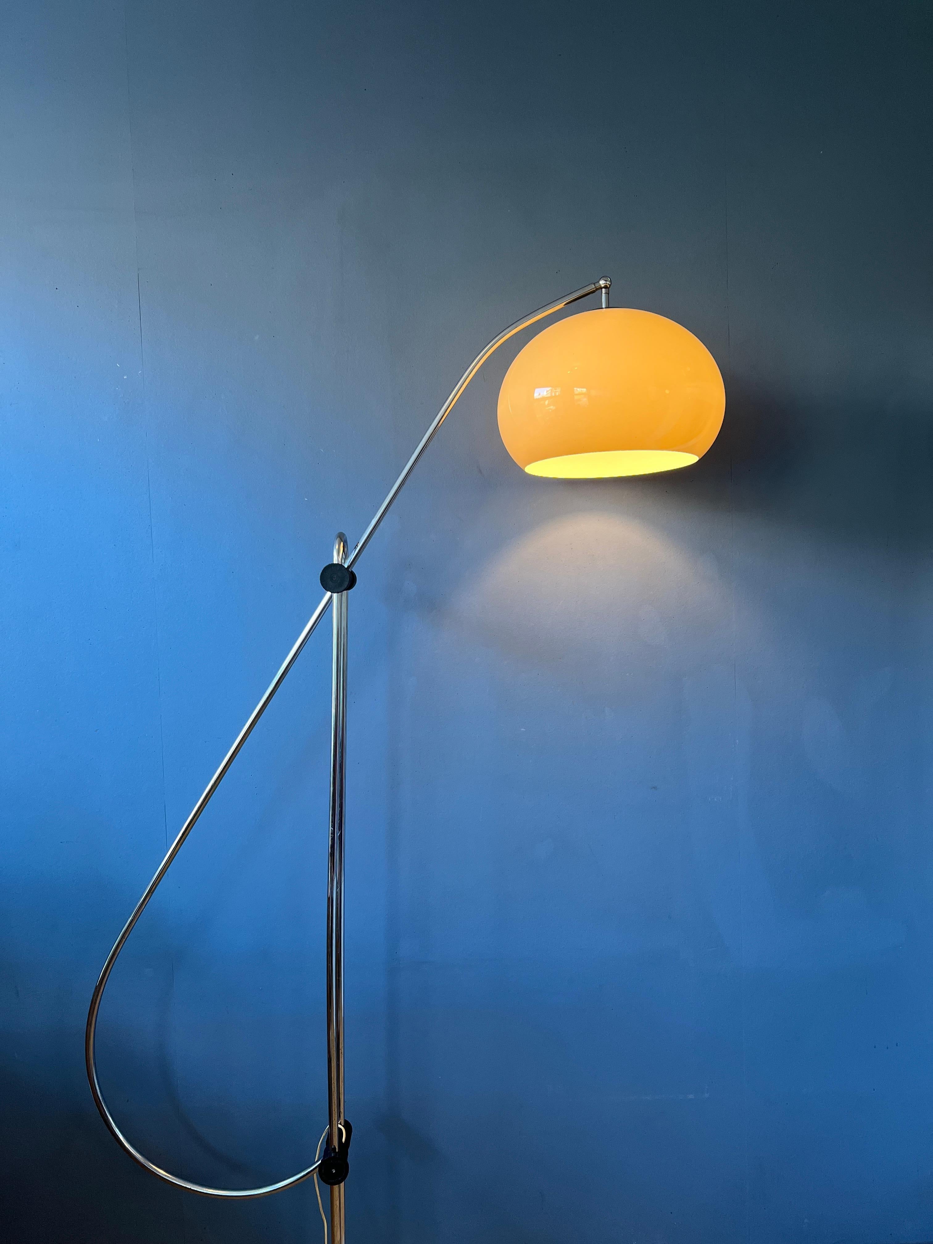 Late 20th Century Space Age Floor Lamp in Style of Guzzini / Goffredo Reggiani