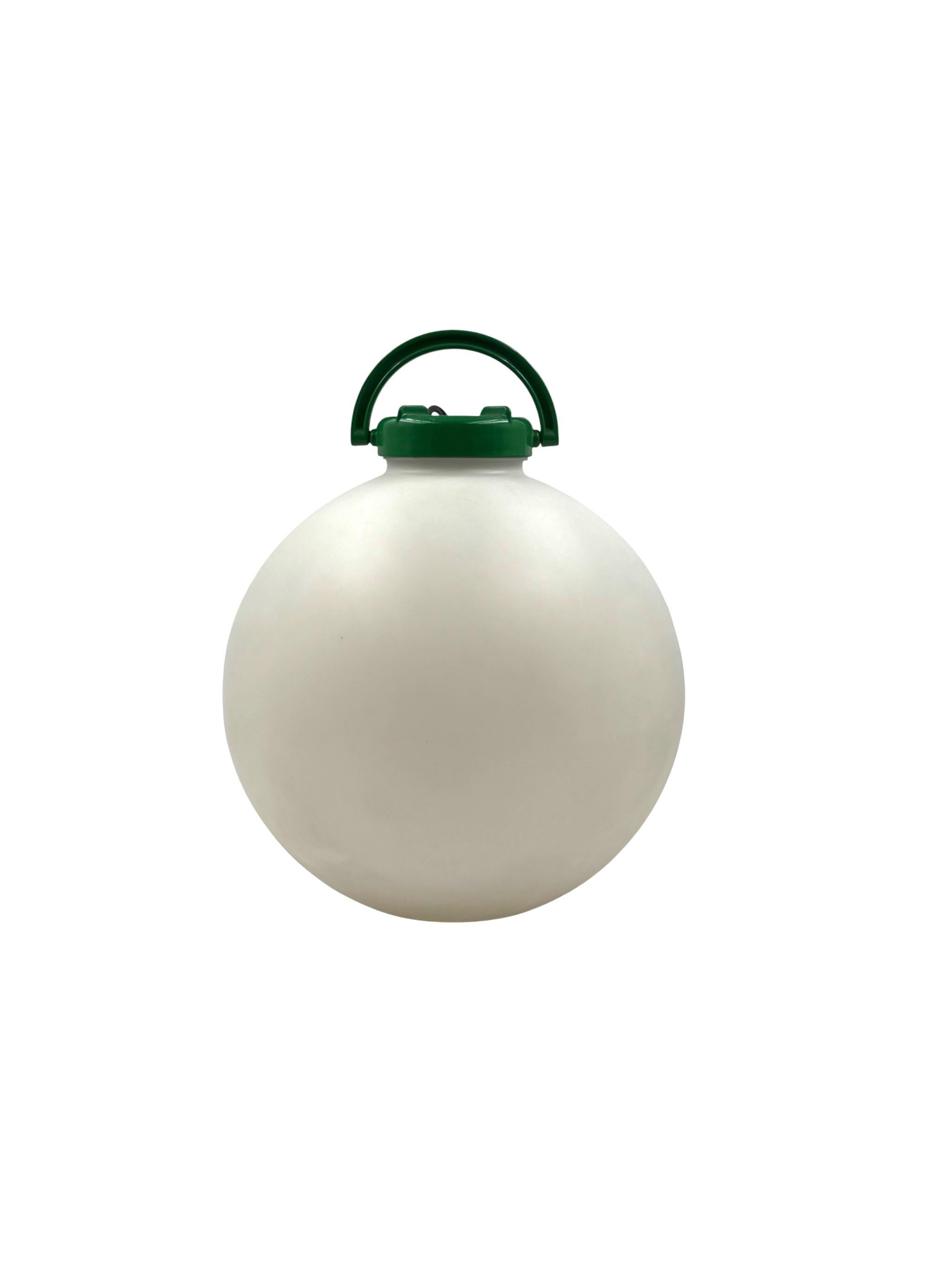 Late 20th Century Space Age floor / table lamp mod. Tama, Isao Hosoe, Valenti Italy 1975 For Sale