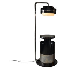 Space age floorlamp with side table