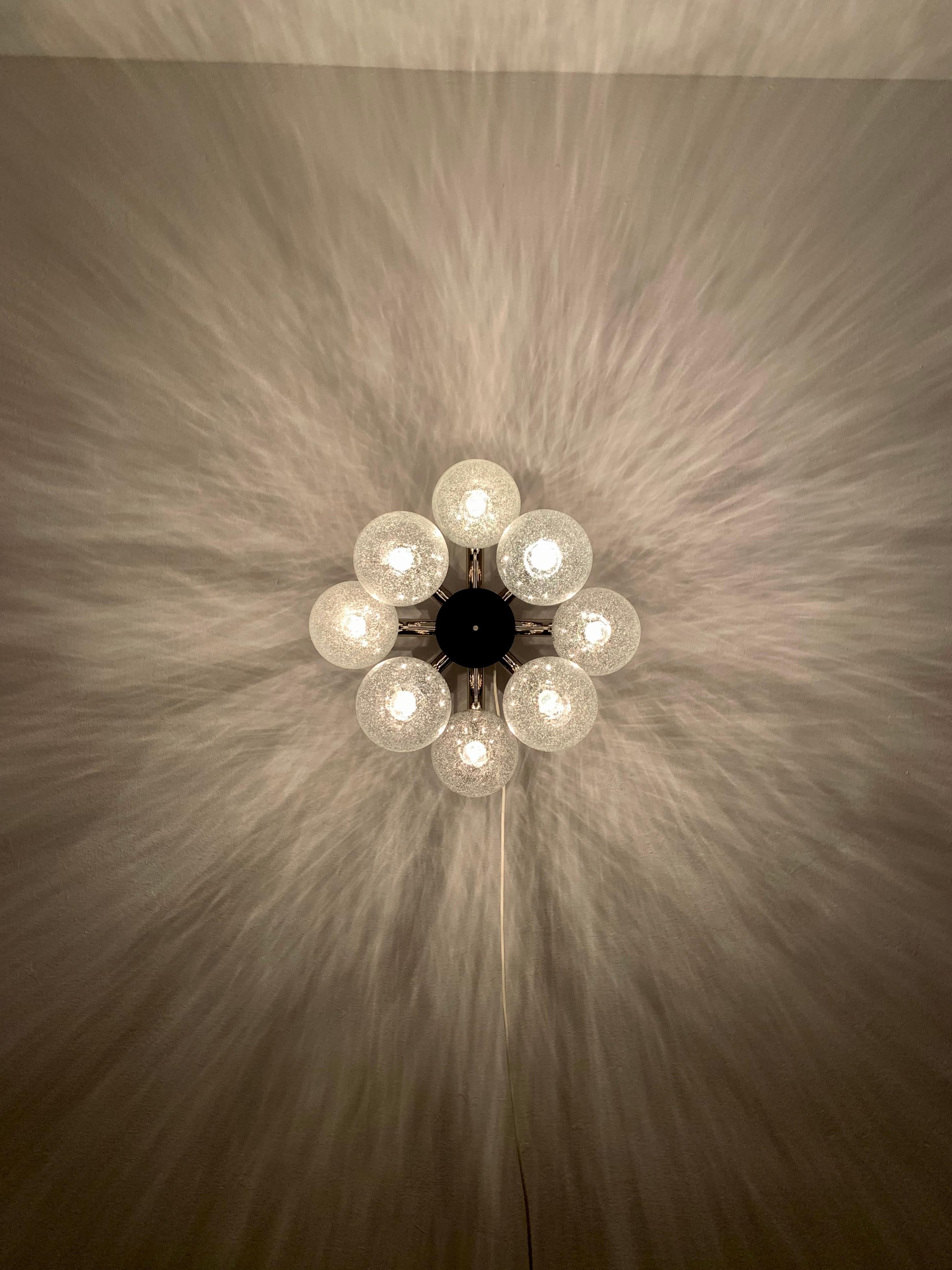 Lustre encastré Space Age de Temde en vente 4