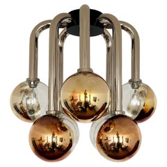 Space Age Flush Chandelier by Temde