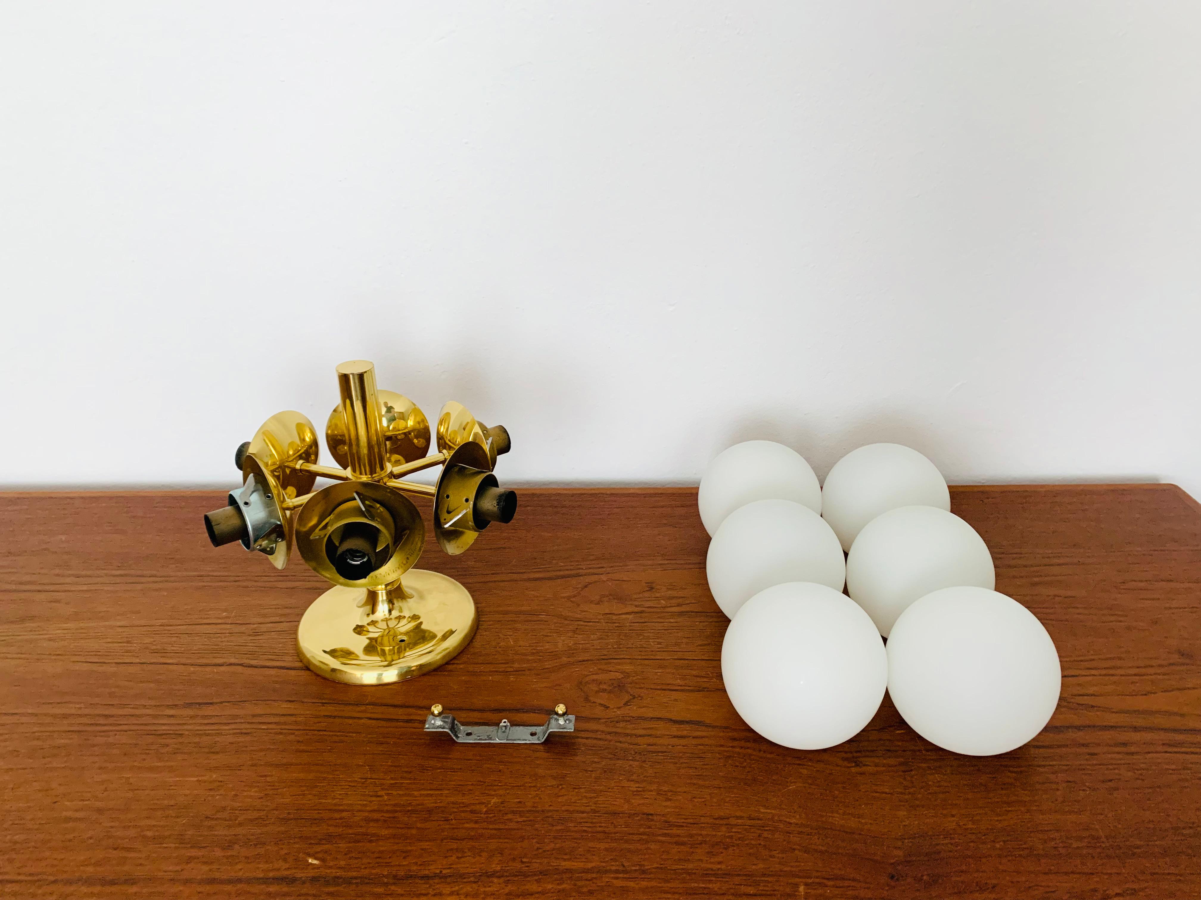 Space Age Flush Lamp from Kaiser Leuchten For Sale 5