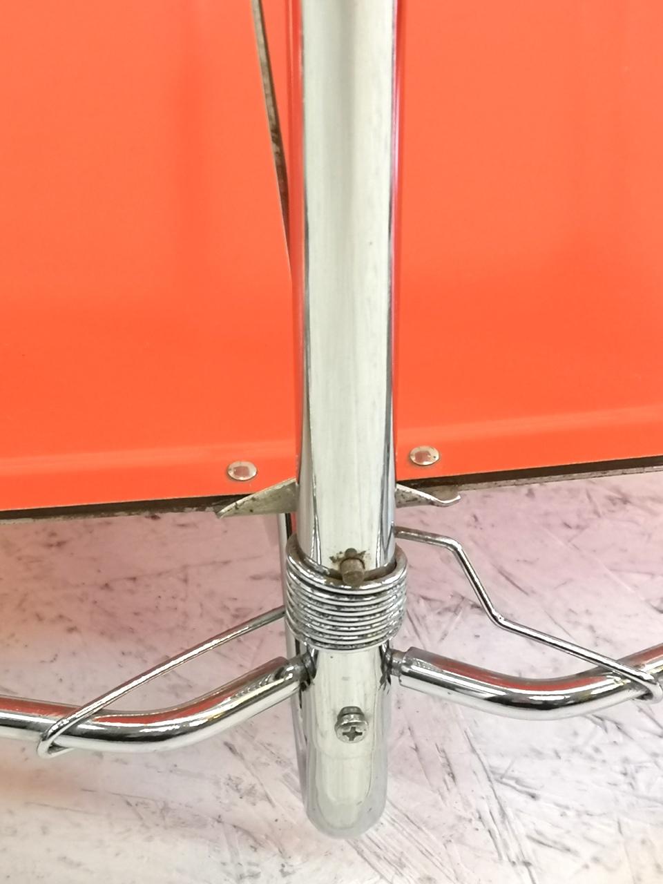 Space Age Foldable Bar Cart with Chrome-Plated Legs, 1960s 6