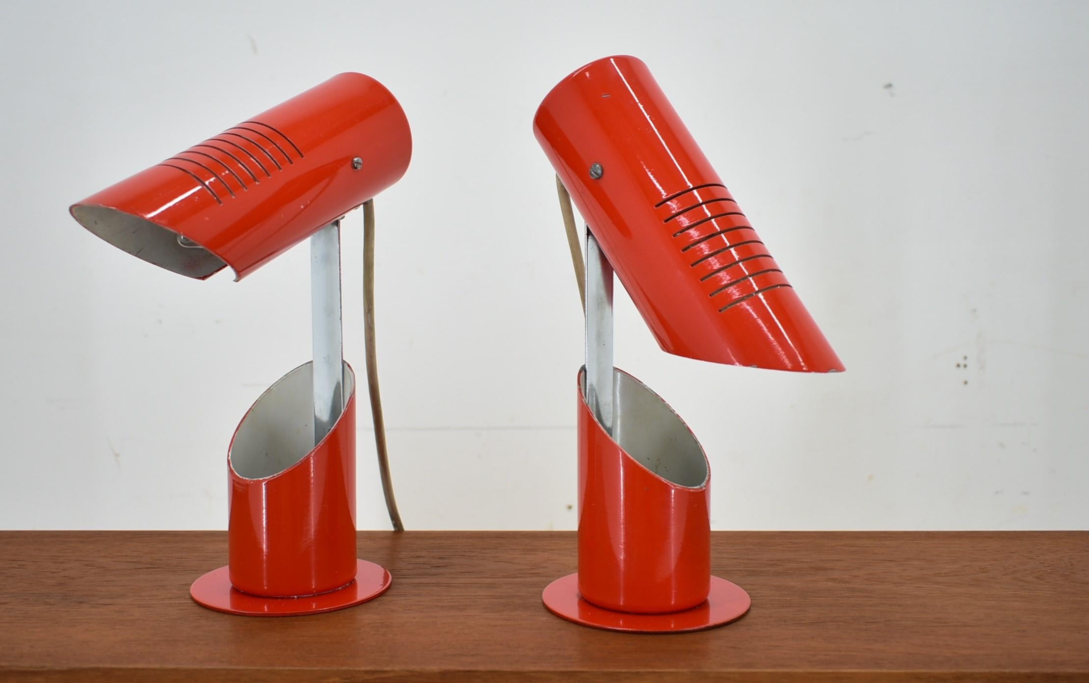 Lámparas de mesa plegables Space Age de Szarvasi , años 60 en venta 13
