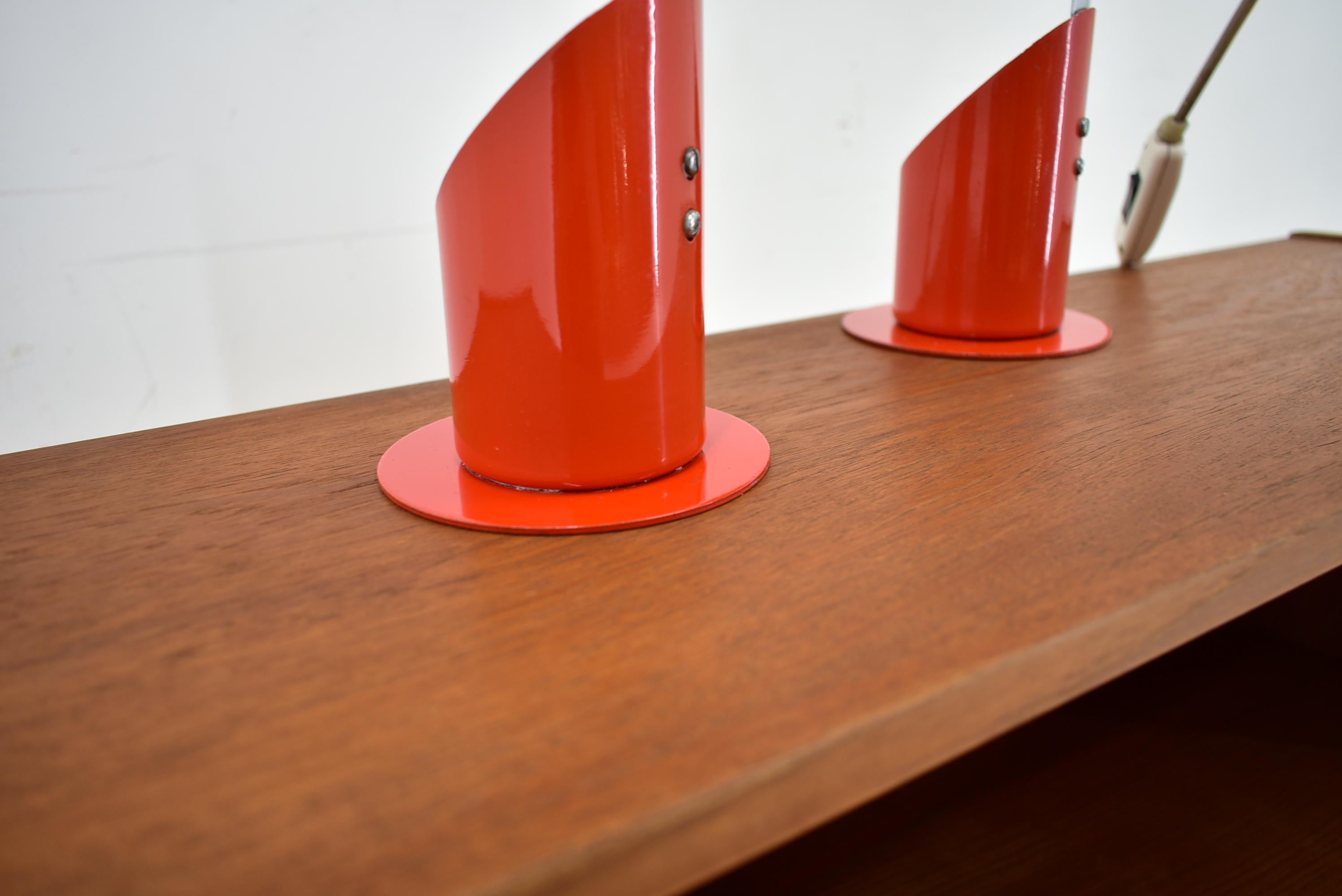 Lámparas de mesa plegables Space Age de Szarvasi , años 60 en venta 2