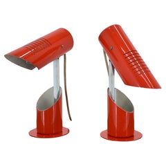 Space Age Foldable Table Lamps from Szarvasi , 1960s