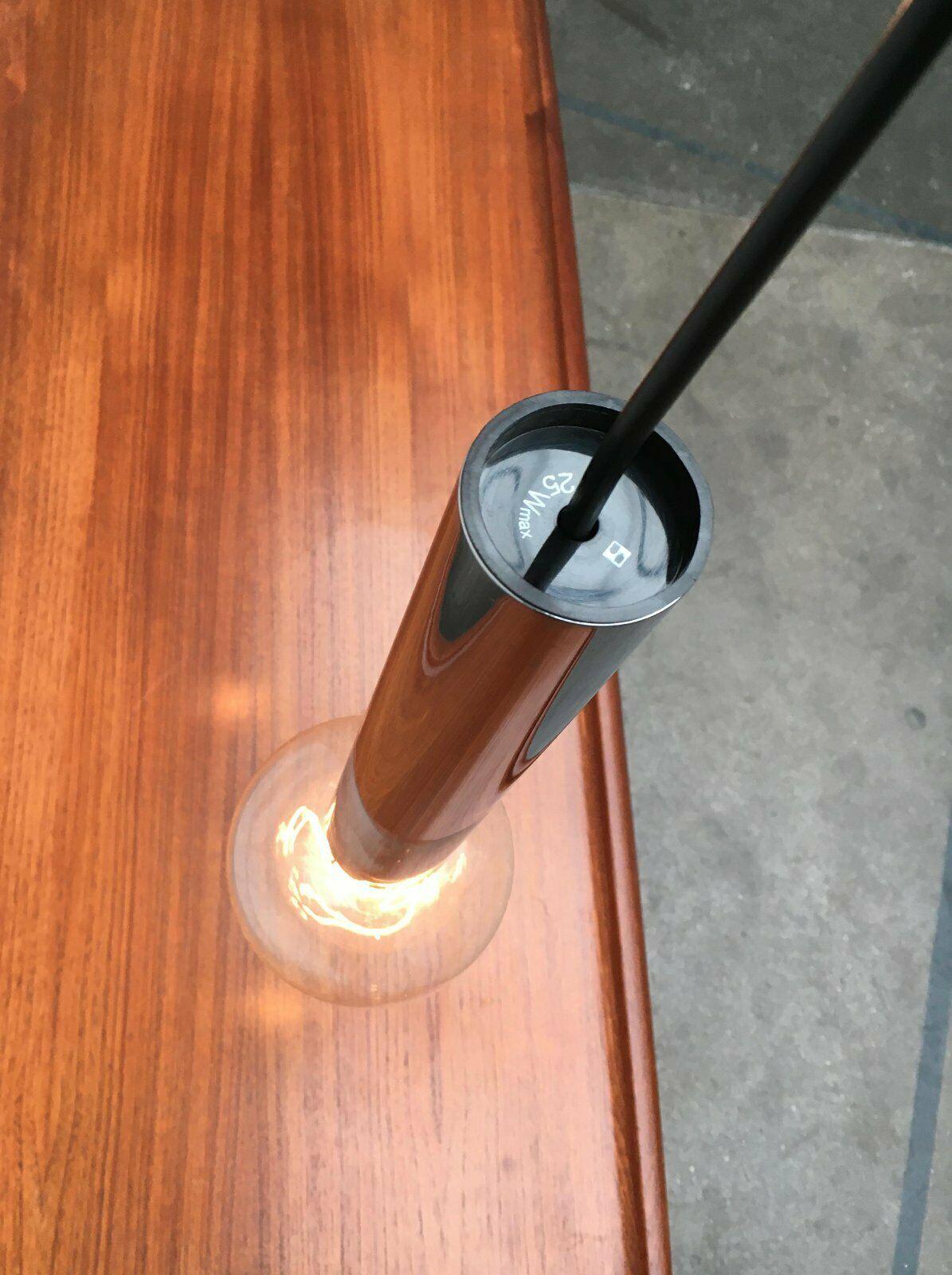 Plafonnier allemand en chrome et verre de l'ère spatiale par Motoko Ishii pour Staff, 1970 en vente 6