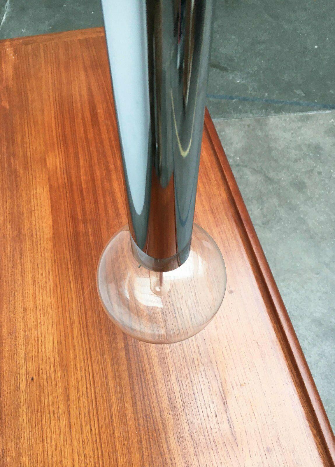 Ère spatiale Plafonnier allemand en chrome et verre de l'ère spatiale par Motoko Ishii pour Staff, 1970 en vente