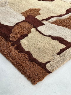 Space Age German rug high pile by ADOROS, huge size 118.11 x 78.74 in, 1970s