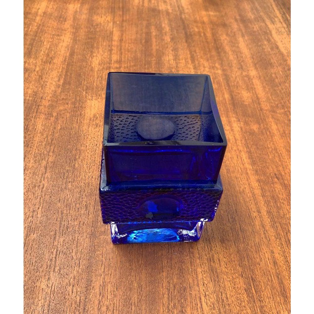 Vaso a blocco di vetro A Space, anni '60 in vendita 4
