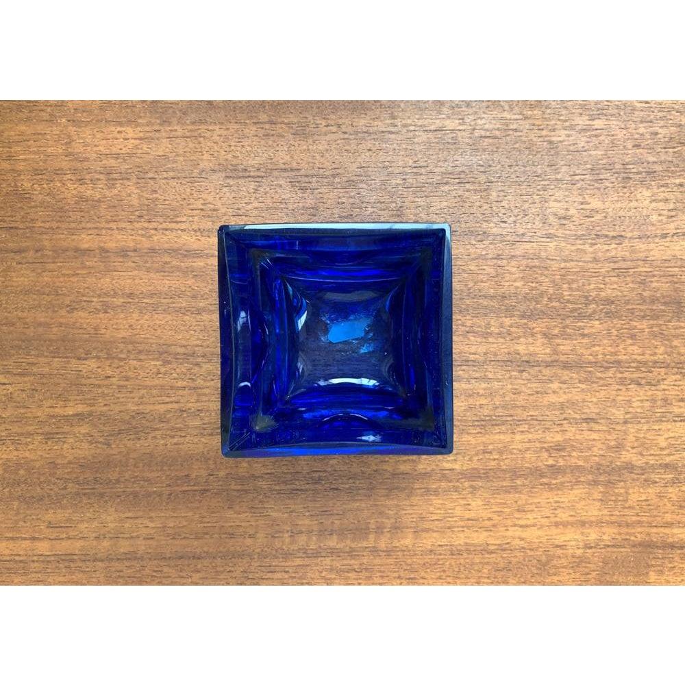 Vetro Vaso a blocco di vetro A Space, anni '60 in vendita
