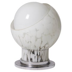 Space Age glass lamp