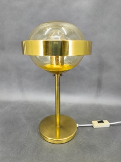 Space Age Glass Table Lamp by Kamenický Šenov, 1970s
