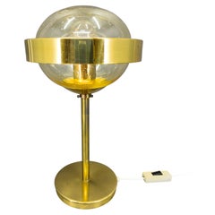 Space Age Glass Table Lamp by Kamenický Šenov, 1970s