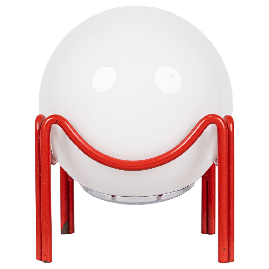 Space age globe table lamp by Raak Amsterdam, Netherlands, 1970s in vendita