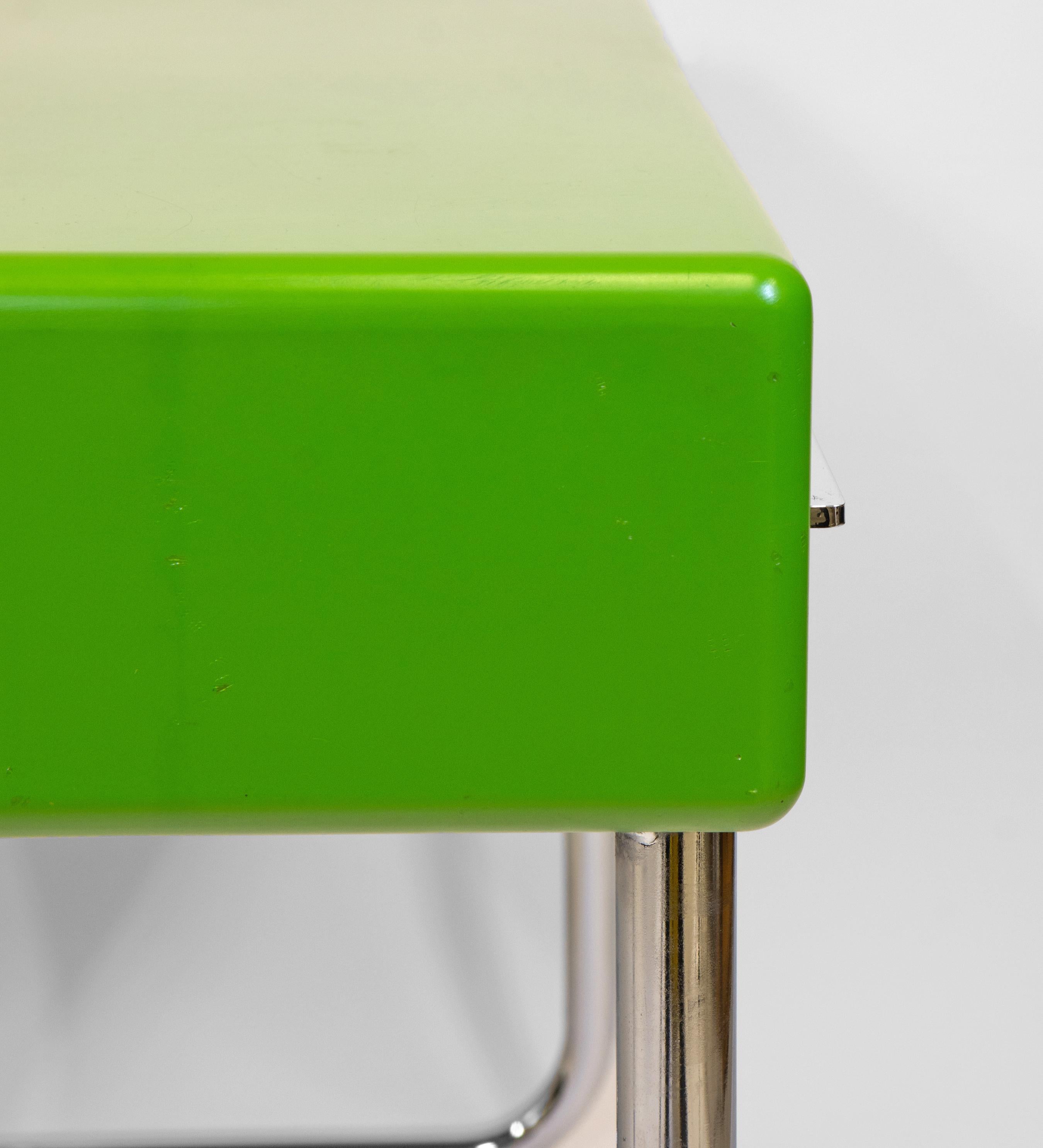 Space Age Green & Chrome Desk Horn Sammlung von Baydur Systems 1970er Jahre 10