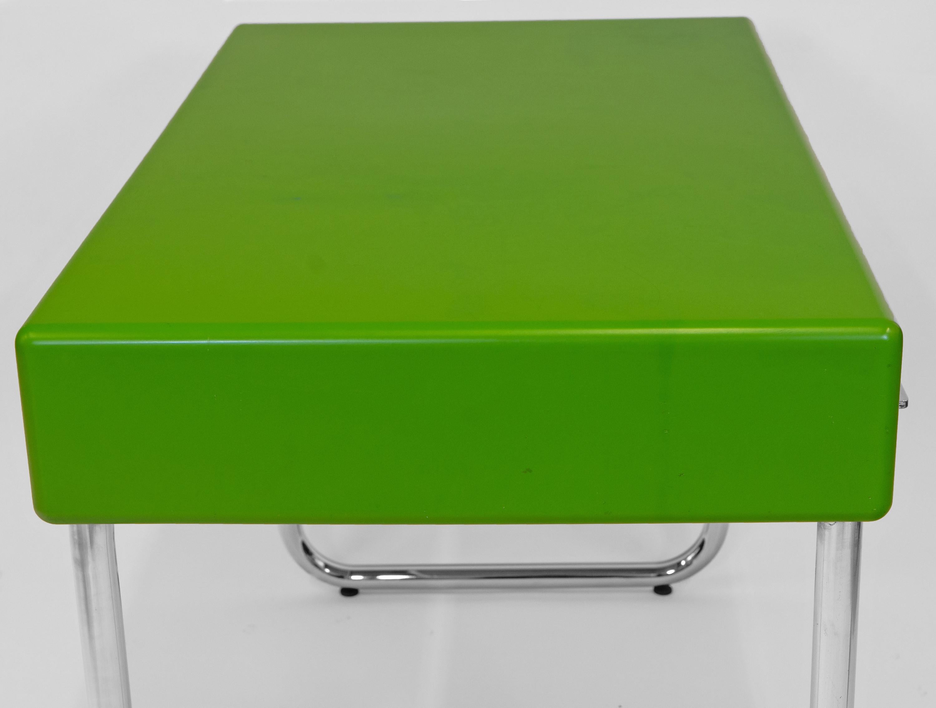 Space Age Green & Chrome Desk Horn Sammlung von Baydur Systems 1970er Jahre 11