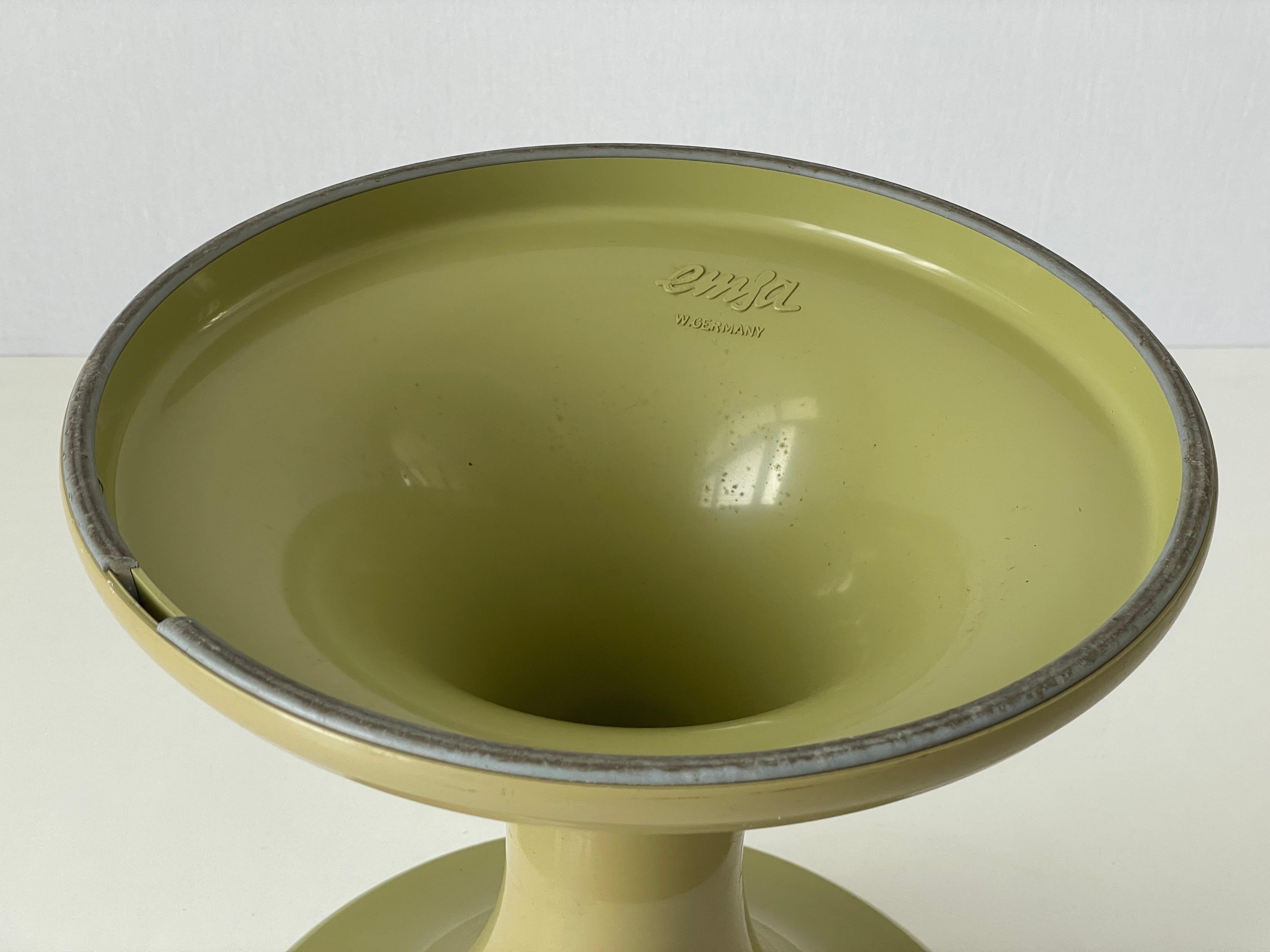Space Age Green Plastic Stool by EMSA, 1970s, Germany For Sale 8