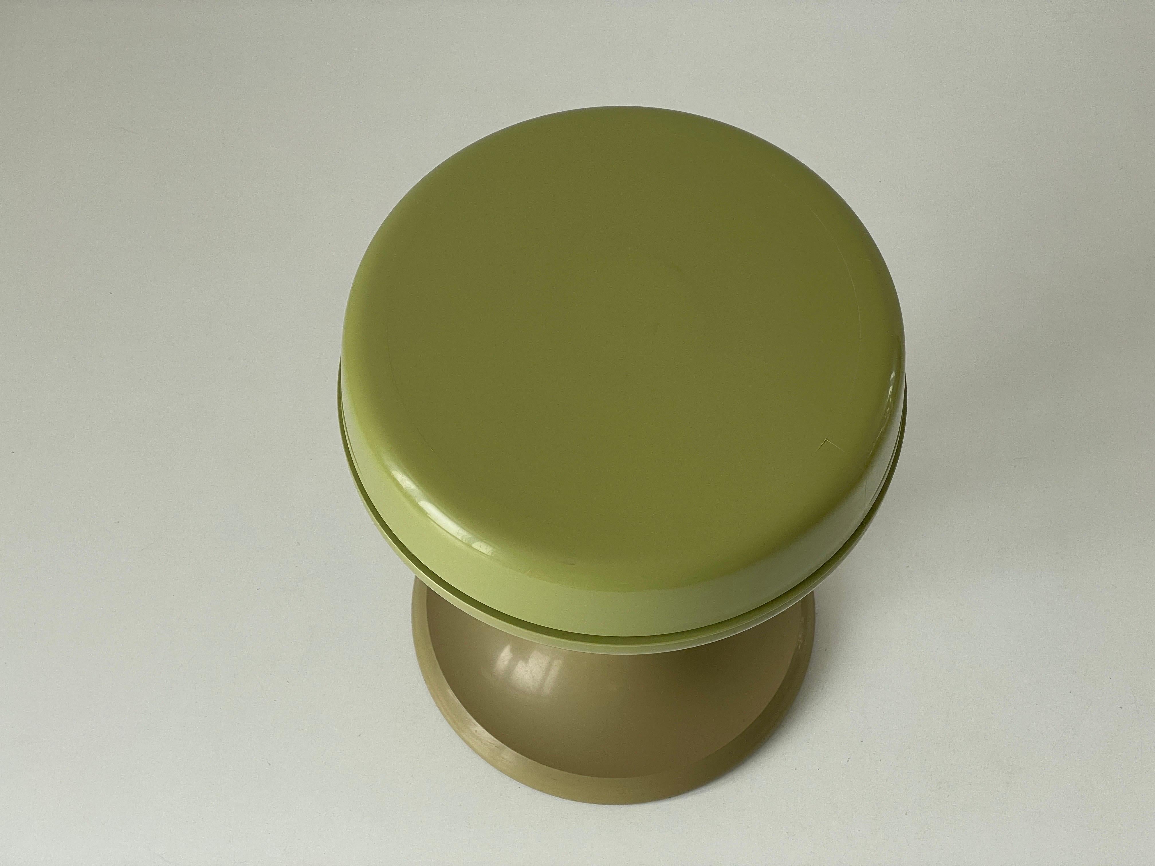 Space Age Green Plastic Stool by EMSA, 1970s, Germany For Sale 3