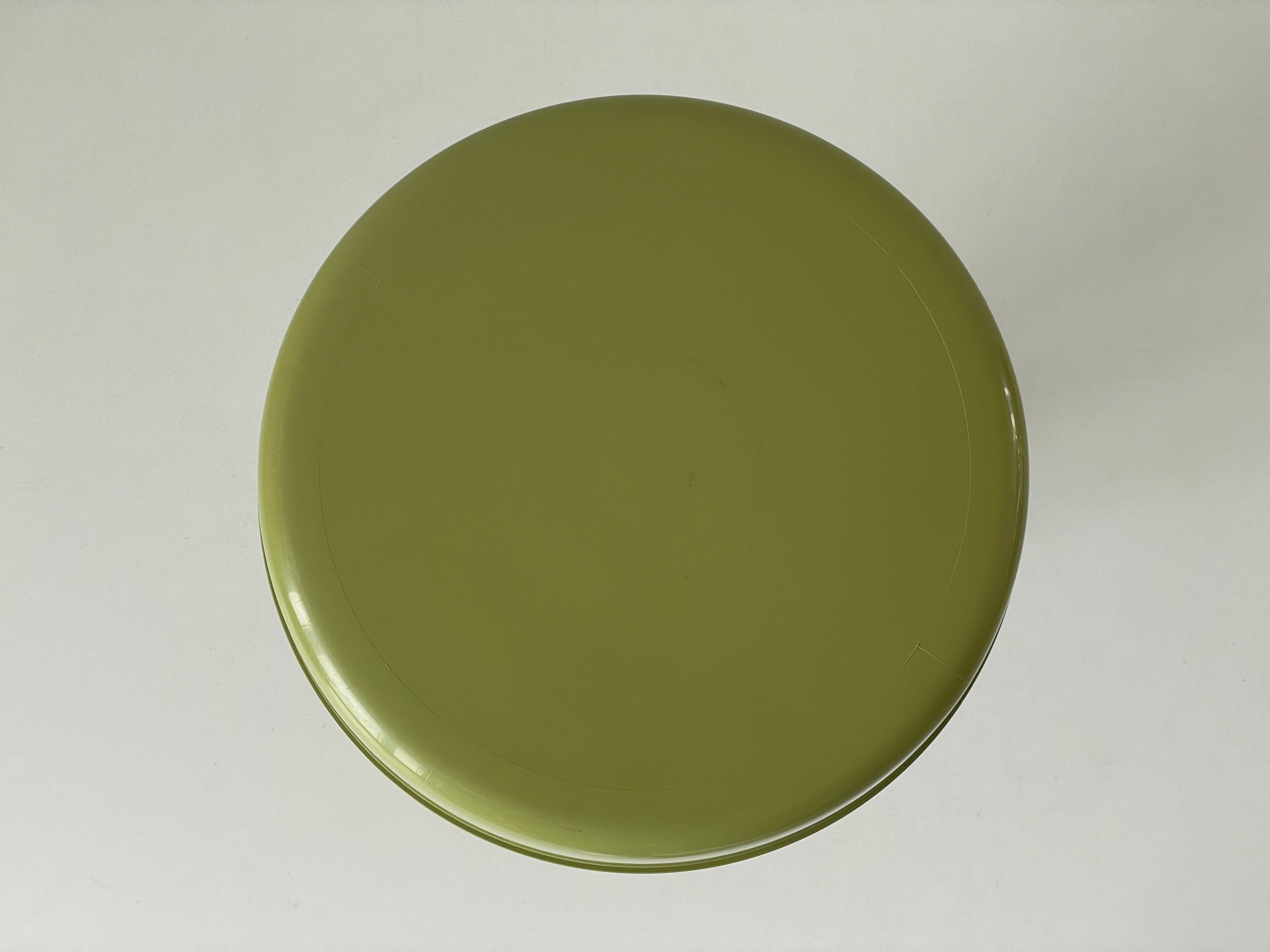 Space Age Green Plastic Stool by EMSA, 1970s, Germany For Sale 4