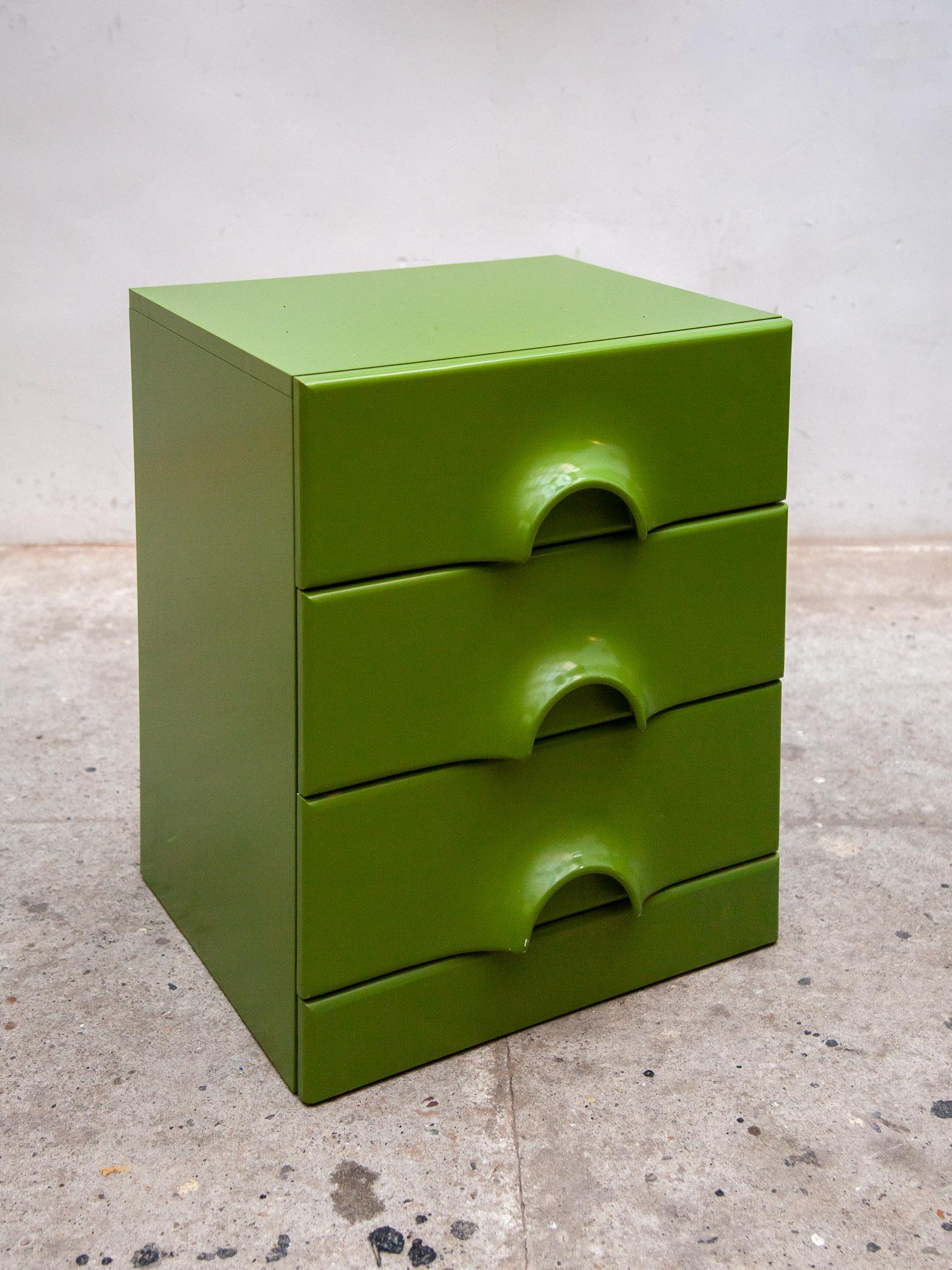 Hand-Crafted Space Age Green 
