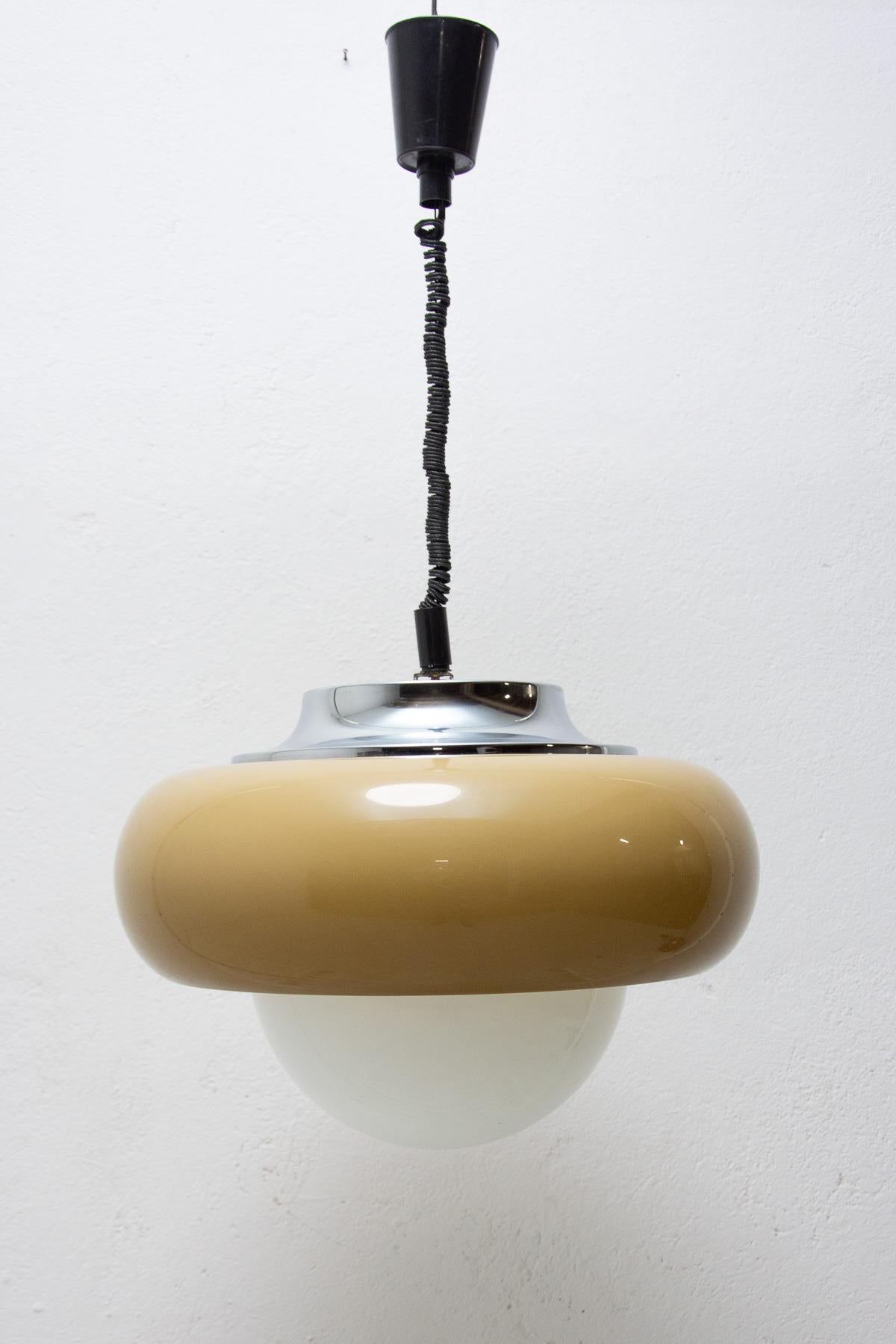 Mid-Century Modern Space Age Guzzini Hanging Lamp by Guzzini for Meblo, 1970s