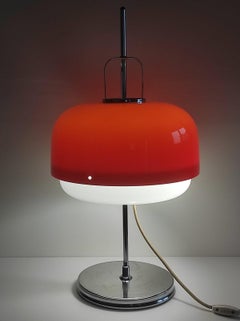 A Space Age Guzzini Orange Medusa von Luigi Massoni 1970er Jahre