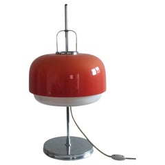 Space Age Guzzini Orange Medusa By Luigi Massoni 1970s