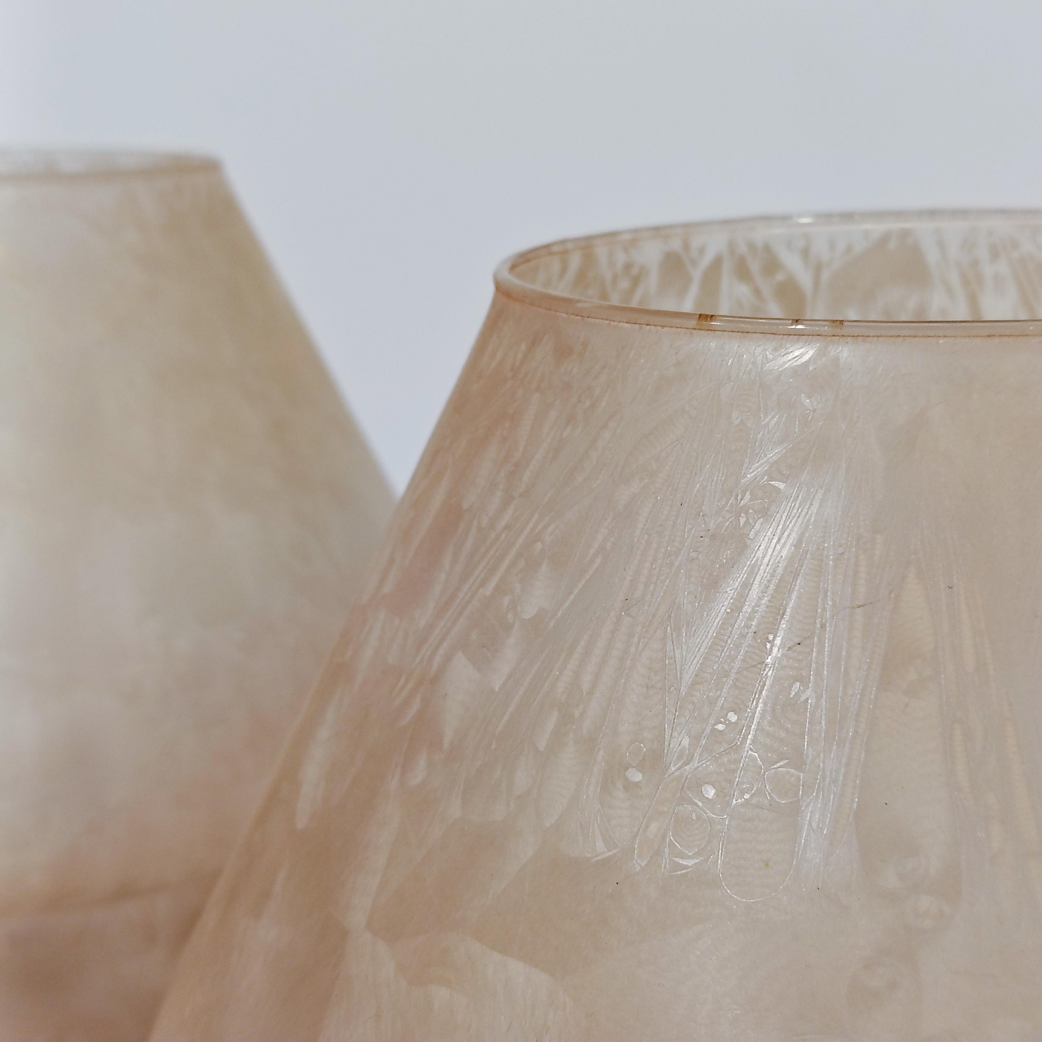 L'âge de l'espace. Lampes de table en verre soufflé à la main, Italie, 1970 en vente 3